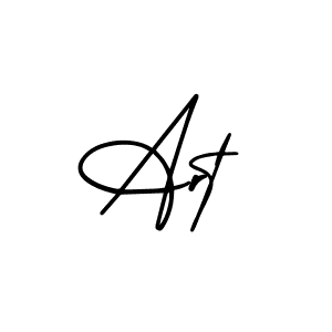 How to make Art name signature. Use AmerikaSignatureDemo-Regular style for creating short signs online. This is the latest handwritten sign. Art signature style 3 images and pictures png