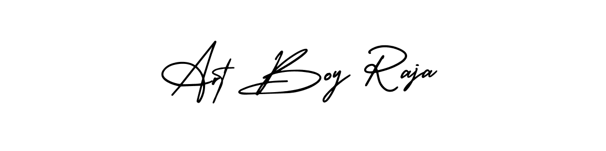 if you are searching for the best signature style for your name Art Boy Raja. so please give up your signature search. here we have designed multiple signature styles  using AmerikaSignatureDemo-Regular. Art Boy Raja signature style 3 images and pictures png