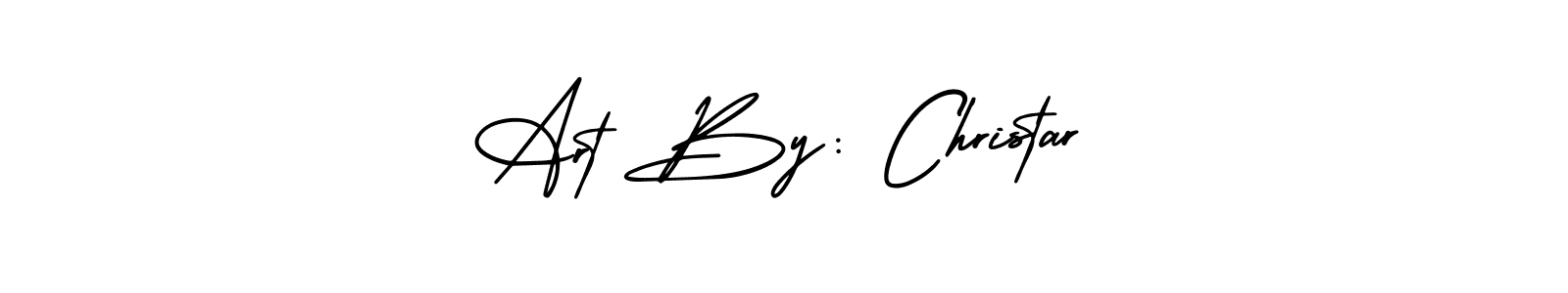 How to make Art By: Christar signature? AmerikaSignatureDemo-Regular is a professional autograph style. Create handwritten signature for Art By: Christar name. Art By: Christar signature style 3 images and pictures png