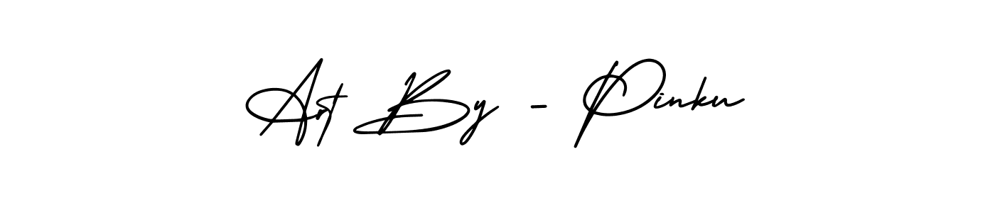 You can use this online signature creator to create a handwritten signature for the name Art By - Pinku. This is the best online autograph maker. Art By - Pinku signature style 3 images and pictures png