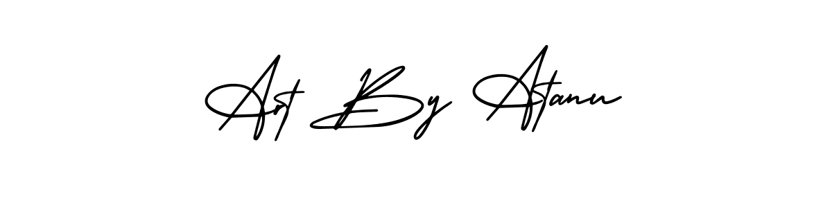 It looks lik you need a new signature style for name Art By Atanu. Design unique handwritten (AmerikaSignatureDemo-Regular) signature with our free signature maker in just a few clicks. Art By Atanu signature style 3 images and pictures png