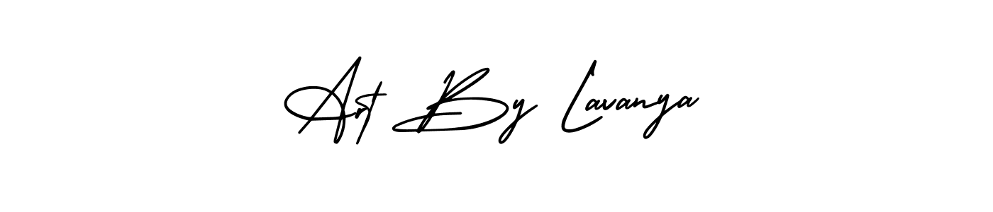 Design your own signature with our free online signature maker. With this signature software, you can create a handwritten (AmerikaSignatureDemo-Regular) signature for name Art By Lavanya. Art By Lavanya signature style 3 images and pictures png