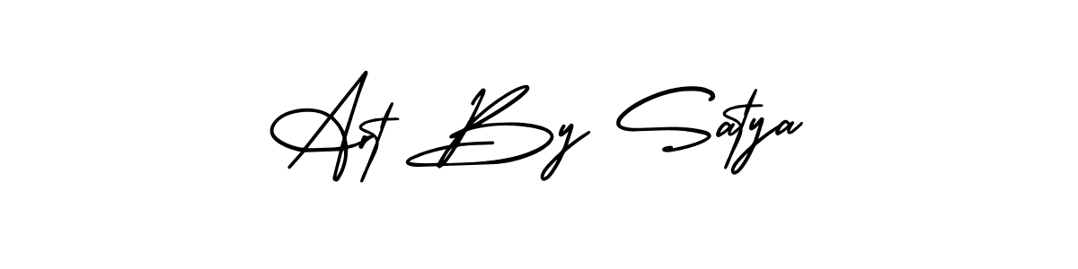 It looks lik you need a new signature style for name Art By Satya. Design unique handwritten (AmerikaSignatureDemo-Regular) signature with our free signature maker in just a few clicks. Art By Satya signature style 3 images and pictures png