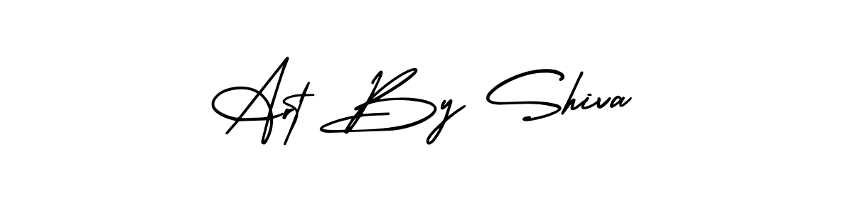 How to Draw Art By Shiva signature style? AmerikaSignatureDemo-Regular is a latest design signature styles for name Art By Shiva. Art By Shiva signature style 3 images and pictures png