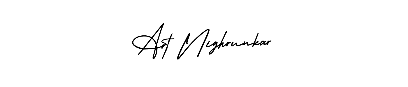 Also You can easily find your signature by using the search form. We will create Art Nighrunkar name handwritten signature images for you free of cost using AmerikaSignatureDemo-Regular sign style. Art Nighrunkar signature style 3 images and pictures png