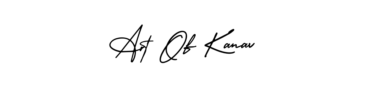 This is the best signature style for the Art Of Kanav name. Also you like these signature font (AmerikaSignatureDemo-Regular). Mix name signature. Art Of Kanav signature style 3 images and pictures png