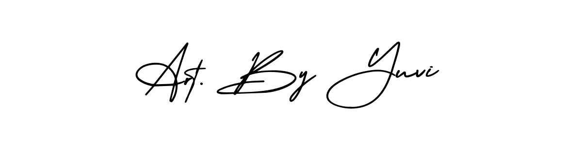 Make a beautiful signature design for name Art. By Yuvi. Use this online signature maker to create a handwritten signature for free. Art. By Yuvi signature style 3 images and pictures png