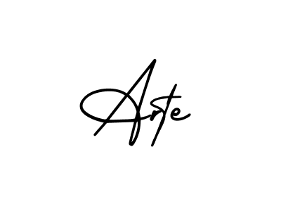 Arte stylish signature style. Best Handwritten Sign (AmerikaSignatureDemo-Regular) for my name. Handwritten Signature Collection Ideas for my name Arte. Arte signature style 3 images and pictures png