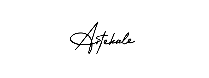 It looks lik you need a new signature style for name Artekale. Design unique handwritten (AmerikaSignatureDemo-Regular) signature with our free signature maker in just a few clicks. Artekale signature style 3 images and pictures png