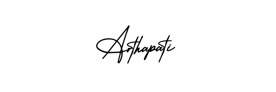 You should practise on your own different ways (AmerikaSignatureDemo-Regular) to write your name (Arthapati) in signature. don't let someone else do it for you. Arthapati signature style 3 images and pictures png