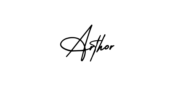 How to make Arthor signature? AmerikaSignatureDemo-Regular is a professional autograph style. Create handwritten signature for Arthor name. Arthor signature style 3 images and pictures png