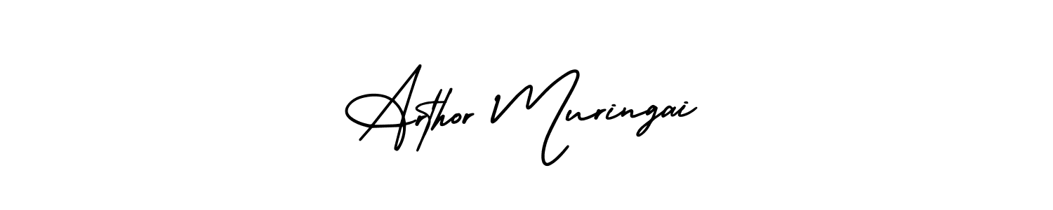 Make a beautiful signature design for name Arthor Muringai. Use this online signature maker to create a handwritten signature for free. Arthor Muringai signature style 3 images and pictures png