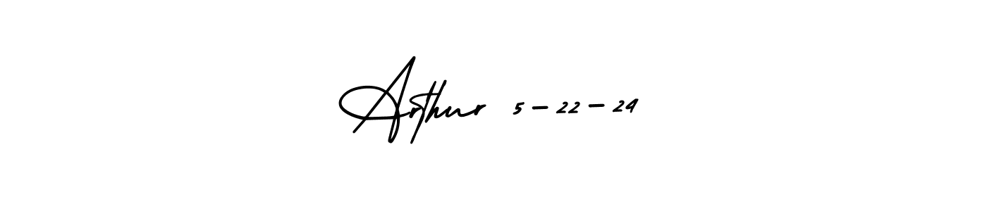 Similarly AmerikaSignatureDemo-Regular is the best handwritten signature design. Signature creator online .You can use it as an online autograph creator for name Arthur 5-22-24. Arthur 5-22-24 signature style 3 images and pictures png