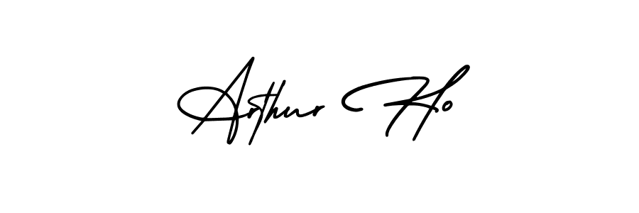 Make a beautiful signature design for name Arthur Ho. With this signature (AmerikaSignatureDemo-Regular) style, you can create a handwritten signature for free. Arthur Ho signature style 3 images and pictures png