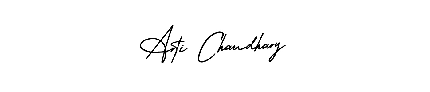 Use a signature maker to create a handwritten signature online. With this signature software, you can design (AmerikaSignatureDemo-Regular) your own signature for name Arti Chaudhary. Arti Chaudhary signature style 3 images and pictures png