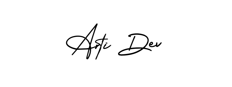 Also we have Arti Dev name is the best signature style. Create professional handwritten signature collection using AmerikaSignatureDemo-Regular autograph style. Arti Dev signature style 3 images and pictures png