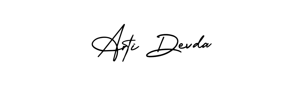 Make a beautiful signature design for name Arti Devda. With this signature (AmerikaSignatureDemo-Regular) style, you can create a handwritten signature for free. Arti Devda signature style 3 images and pictures png