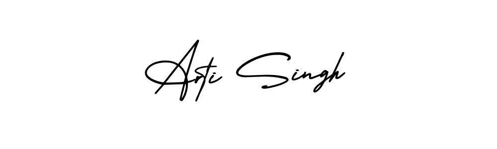 It looks lik you need a new signature style for name Arti Singh. Design unique handwritten (AmerikaSignatureDemo-Regular) signature with our free signature maker in just a few clicks. Arti Singh signature style 3 images and pictures png