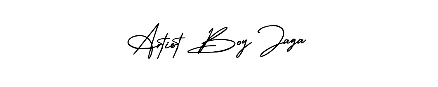 How to Draw Artist Boy Jaga signature style? AmerikaSignatureDemo-Regular is a latest design signature styles for name Artist Boy Jaga. Artist Boy Jaga signature style 3 images and pictures png