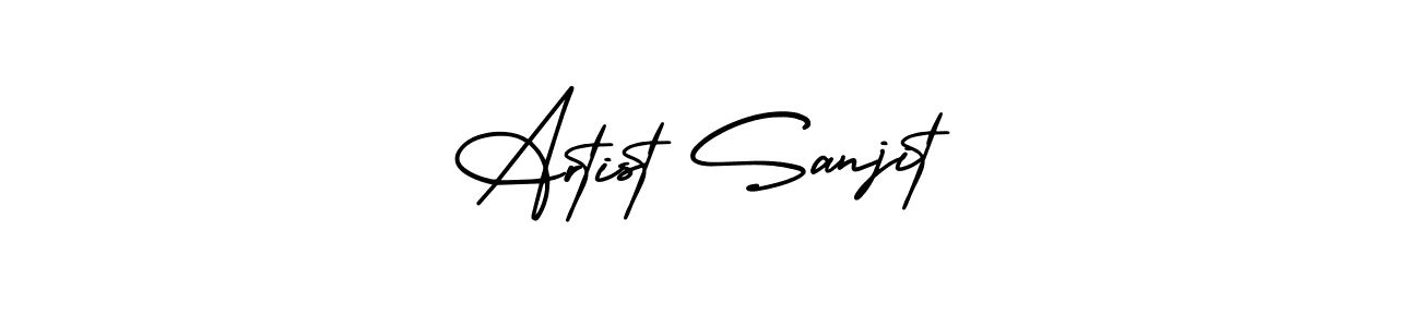 Create a beautiful signature design for name Artist Sanjit. With this signature (AmerikaSignatureDemo-Regular) fonts, you can make a handwritten signature for free. Artist Sanjit signature style 3 images and pictures png