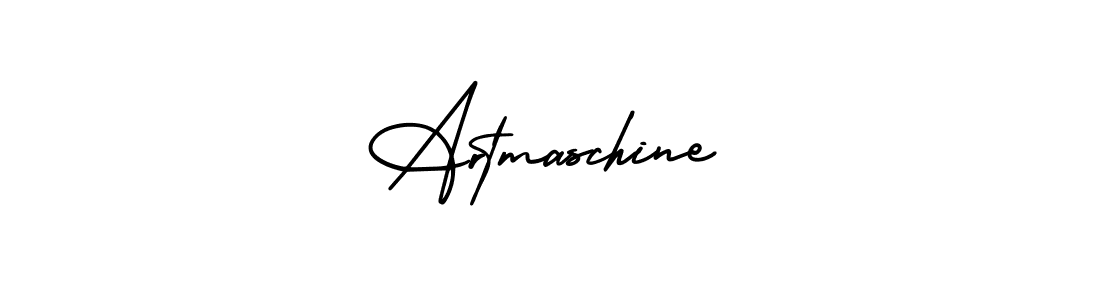 Use a signature maker to create a handwritten signature online. With this signature software, you can design (AmerikaSignatureDemo-Regular) your own signature for name Artmaschine. Artmaschine signature style 3 images and pictures png