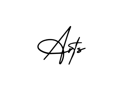 Design your own signature with our free online signature maker. With this signature software, you can create a handwritten (AmerikaSignatureDemo-Regular) signature for name Arts. Arts signature style 3 images and pictures png