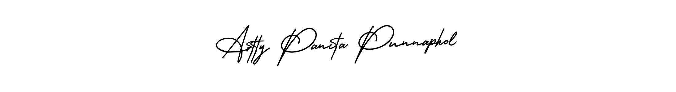 How to make Artty Panita Punnaphol signature? AmerikaSignatureDemo-Regular is a professional autograph style. Create handwritten signature for Artty Panita Punnaphol name. Artty Panita Punnaphol signature style 3 images and pictures png