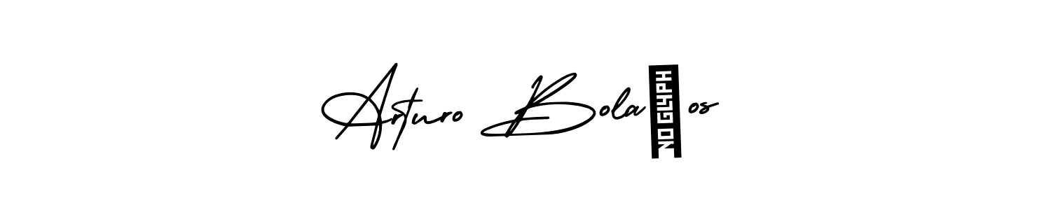 AmerikaSignatureDemo-Regular is a professional signature style that is perfect for those who want to add a touch of class to their signature. It is also a great choice for those who want to make their signature more unique. Get Arturo Bolaños name to fancy signature for free. Arturo Bolaños signature style 3 images and pictures png