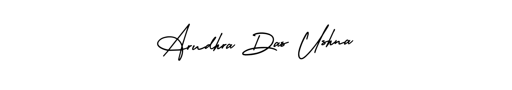 Use a signature maker to create a handwritten signature online. With this signature software, you can design (AmerikaSignatureDemo-Regular) your own signature for name Arudhra Das Ushna. Arudhra Das Ushna signature style 3 images and pictures png