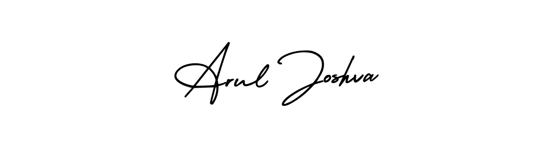 Also we have Arul Joshva name is the best signature style. Create professional handwritten signature collection using AmerikaSignatureDemo-Regular autograph style. Arul Joshva signature style 3 images and pictures png