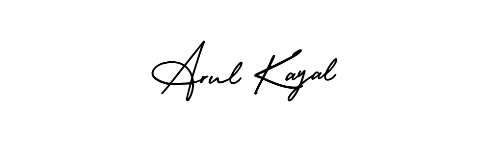 Make a beautiful signature design for name Arul Kayal. Use this online signature maker to create a handwritten signature for free. Arul Kayal signature style 3 images and pictures png