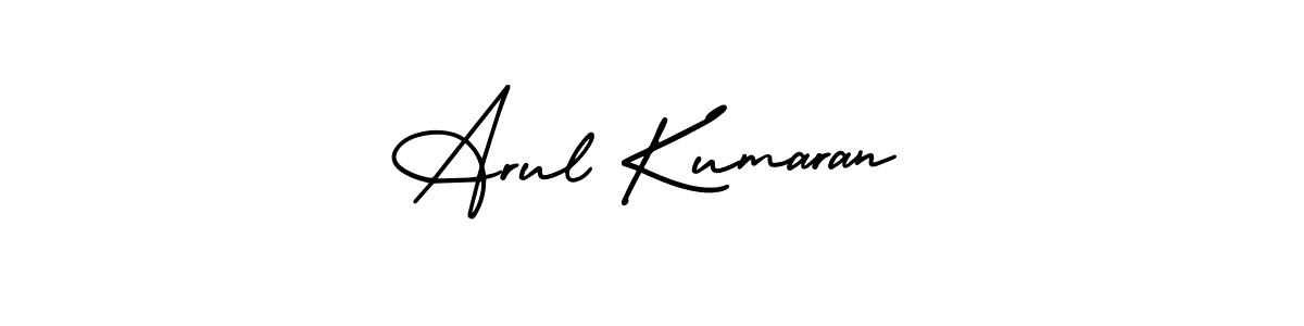 AmerikaSignatureDemo-Regular is a professional signature style that is perfect for those who want to add a touch of class to their signature. It is also a great choice for those who want to make their signature more unique. Get Arul Kumaran name to fancy signature for free. Arul Kumaran signature style 3 images and pictures png