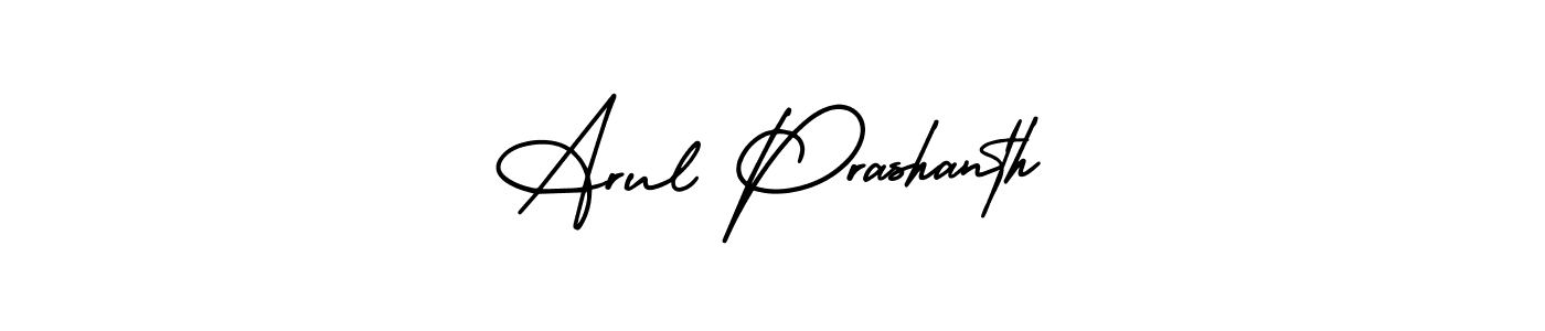 Also we have Arul Prashanth name is the best signature style. Create professional handwritten signature collection using AmerikaSignatureDemo-Regular autograph style. Arul Prashanth signature style 3 images and pictures png