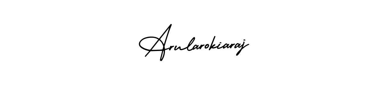 AmerikaSignatureDemo-Regular is a professional signature style that is perfect for those who want to add a touch of class to their signature. It is also a great choice for those who want to make their signature more unique. Get Arularokiaraj name to fancy signature for free. Arularokiaraj signature style 3 images and pictures png