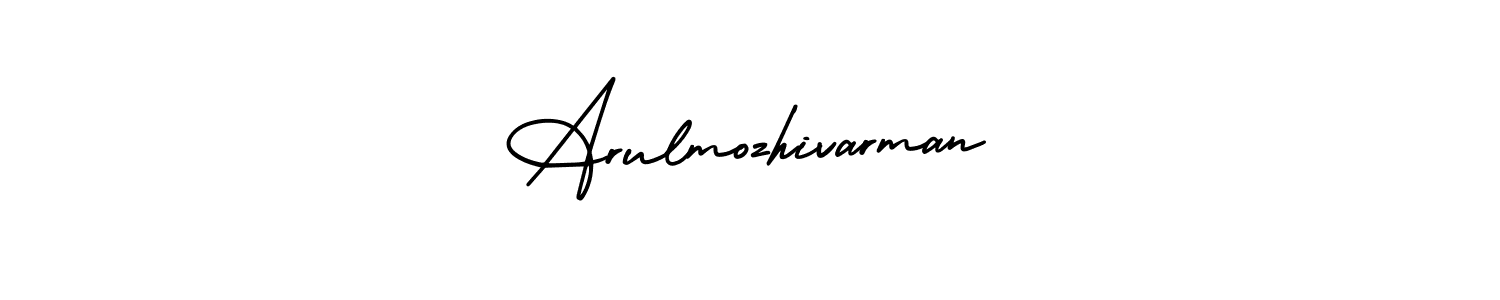 This is the best signature style for the Arulmozhivarman name. Also you like these signature font (AmerikaSignatureDemo-Regular). Mix name signature. Arulmozhivarman signature style 3 images and pictures png