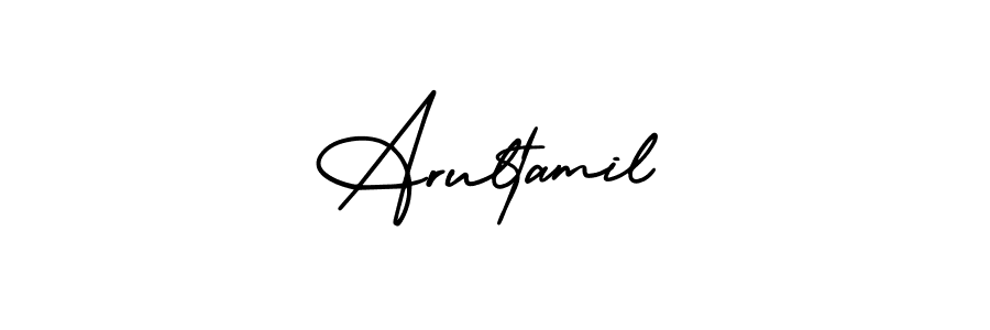 Create a beautiful signature design for name Arultamil. With this signature (AmerikaSignatureDemo-Regular) fonts, you can make a handwritten signature for free. Arultamil signature style 3 images and pictures png