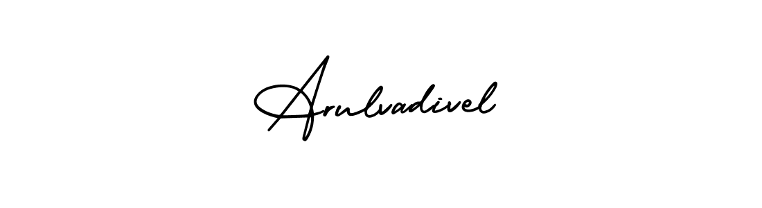 The best way (AmerikaSignatureDemo-Regular) to make a short signature is to pick only two or three words in your name. The name Arulvadivel include a total of six letters. For converting this name. Arulvadivel signature style 3 images and pictures png