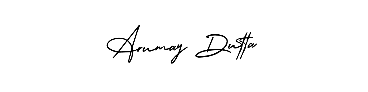 Arumay Dutta stylish signature style. Best Handwritten Sign (AmerikaSignatureDemo-Regular) for my name. Handwritten Signature Collection Ideas for my name Arumay Dutta. Arumay Dutta signature style 3 images and pictures png