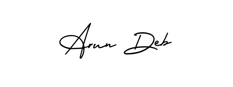 You can use this online signature creator to create a handwritten signature for the name Arun Deb. This is the best online autograph maker. Arun Deb signature style 3 images and pictures png