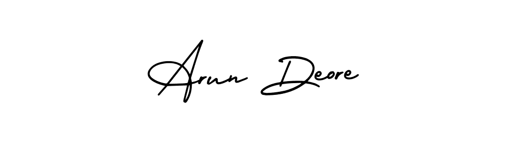 How to Draw Arun Deore signature style? AmerikaSignatureDemo-Regular is a latest design signature styles for name Arun Deore. Arun Deore signature style 3 images and pictures png