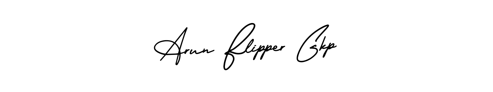 How to make Arun Flipper Gkp signature? AmerikaSignatureDemo-Regular is a professional autograph style. Create handwritten signature for Arun Flipper Gkp name. Arun Flipper Gkp signature style 3 images and pictures png