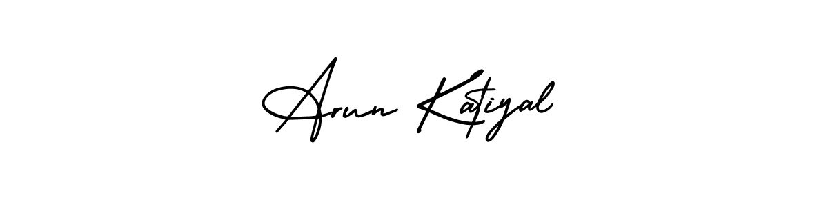 Make a beautiful signature design for name Arun Katiyal. Use this online signature maker to create a handwritten signature for free. Arun Katiyal signature style 3 images and pictures png