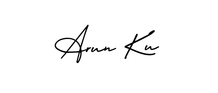 Design your own signature with our free online signature maker. With this signature software, you can create a handwritten (AmerikaSignatureDemo-Regular) signature for name Arun Ku. Arun Ku signature style 3 images and pictures png