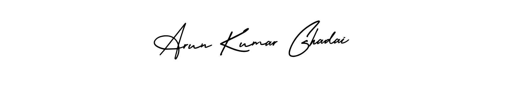 You can use this online signature creator to create a handwritten signature for the name Arun Kumar Ghadai. This is the best online autograph maker. Arun Kumar Ghadai signature style 3 images and pictures png