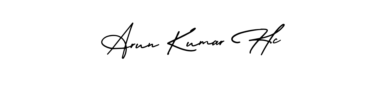 Here are the top 10 professional signature styles for the name Arun Kumar Hc. These are the best autograph styles you can use for your name. Arun Kumar Hc signature style 3 images and pictures png