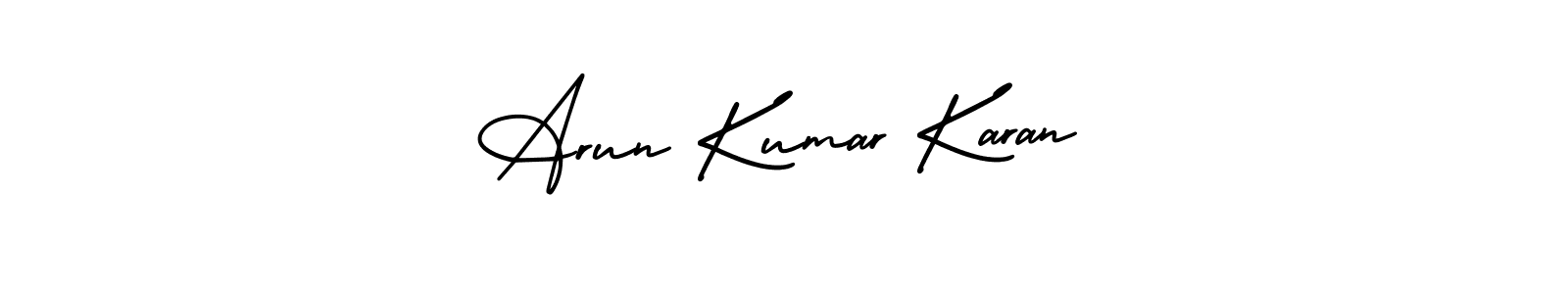 Also You can easily find your signature by using the search form. We will create Arun Kumar Karan name handwritten signature images for you free of cost using AmerikaSignatureDemo-Regular sign style. Arun Kumar Karan signature style 3 images and pictures png