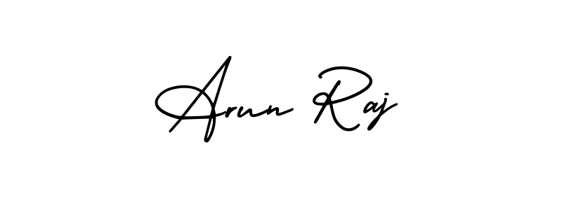 How to Draw Arun Raj signature style? AmerikaSignatureDemo-Regular is a latest design signature styles for name Arun Raj. Arun Raj signature style 3 images and pictures png