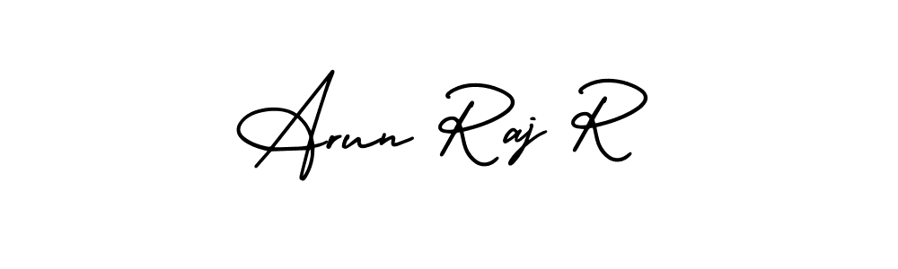 You can use this online signature creator to create a handwritten signature for the name Arun Raj R. This is the best online autograph maker. Arun Raj R signature style 3 images and pictures png