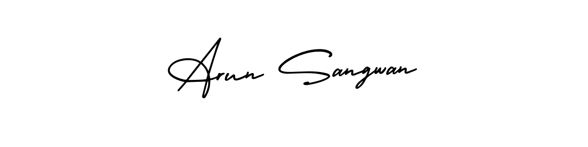 AmerikaSignatureDemo-Regular is a professional signature style that is perfect for those who want to add a touch of class to their signature. It is also a great choice for those who want to make their signature more unique. Get Arun Sangwan name to fancy signature for free. Arun Sangwan signature style 3 images and pictures png