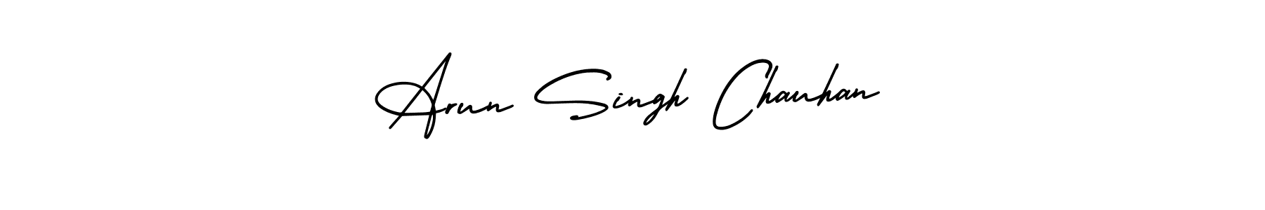 Arun Singh Chauhan stylish signature style. Best Handwritten Sign (AmerikaSignatureDemo-Regular) for my name. Handwritten Signature Collection Ideas for my name Arun Singh Chauhan. Arun Singh Chauhan signature style 3 images and pictures png